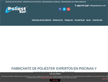 Tablet Screenshot of poliestersur.com